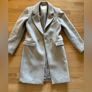 Abercrombie wool blend top coat